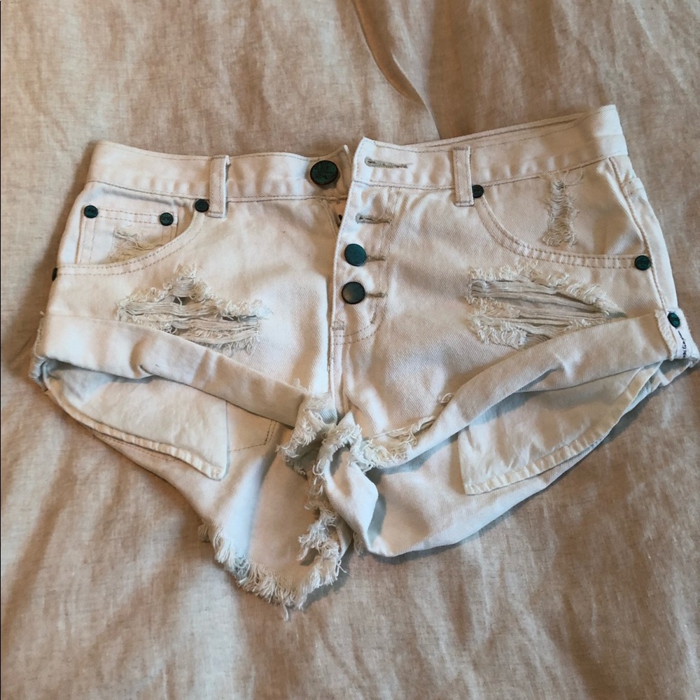 NWOT One Teaspoon Bandit Shorts, Size 26